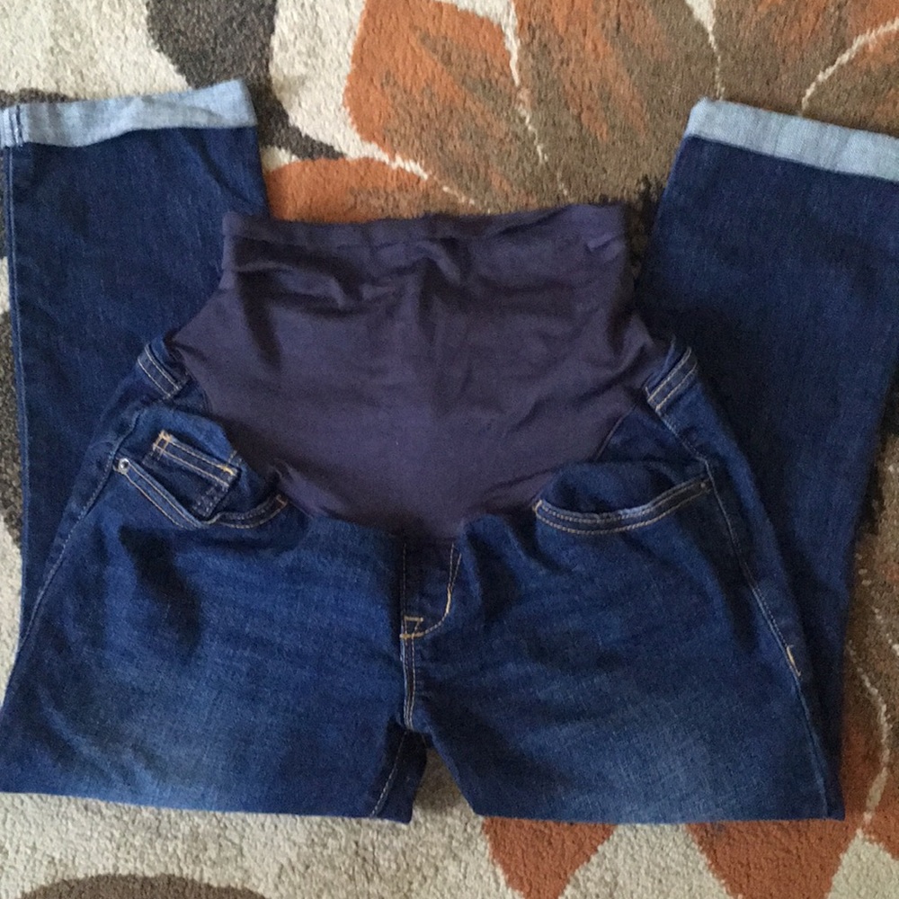 Full panel maternity jean Capri